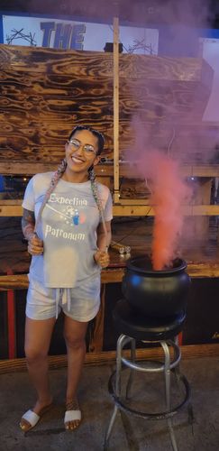 Customer photo review of Gender Reveal Smoke Sticks [Pink or Blue] Wick (60 sec) Discreet Label