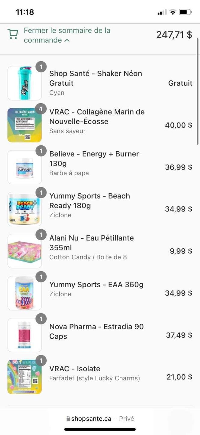 Customer photo review of Yummy Sports - EAA 360g