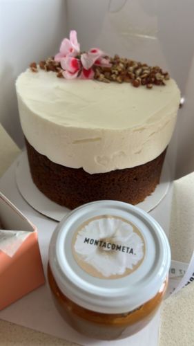 Customer photo review of CHEESECAKE DE ZANAHORIA MELOSO