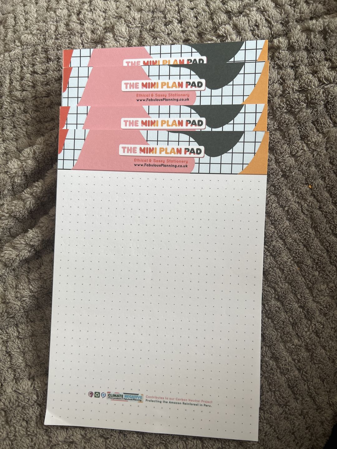 Customer photo review of A5 - The Mini Plan Pad