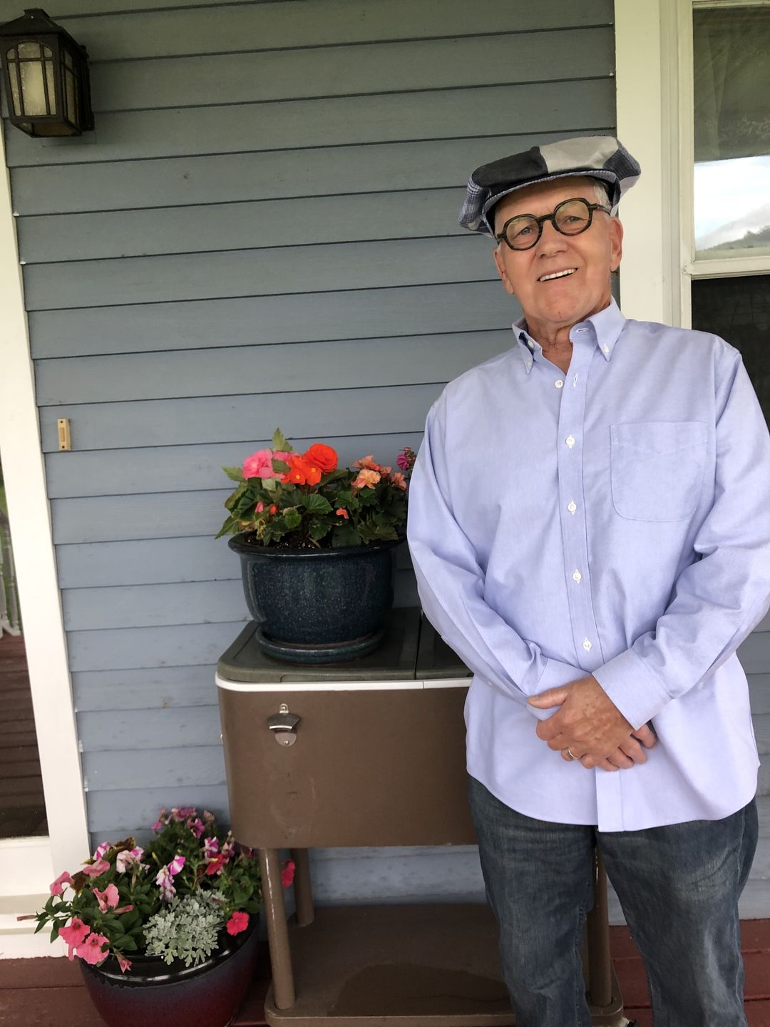 Customer photo review of Eight Piece Cap Patchwork Tweed