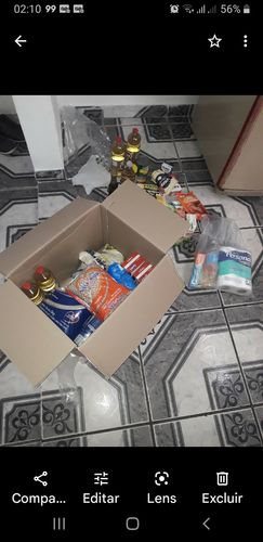 Customer photo review of Cesta Básica Família 2