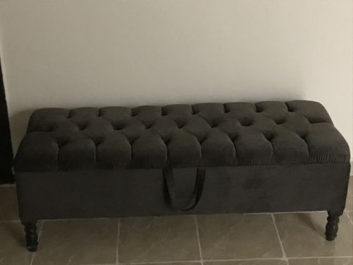 Customer photo review of بانكيت سحارة  45×120 سم- خشب زان طبيعي  - ألوان متعددة- GA06