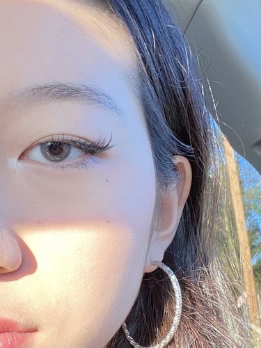 Customer photo review of Peaceful Kristin - charcoal gray