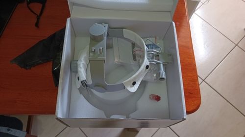 Customer photo review of HexoLoupe™ Dental Surgery Loupe Helmet