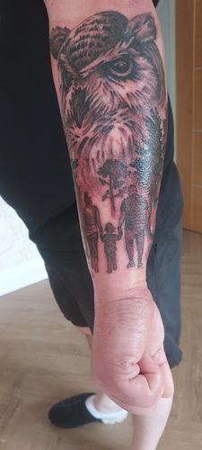 Customer photo review of TattooNumbx Numbing Cream