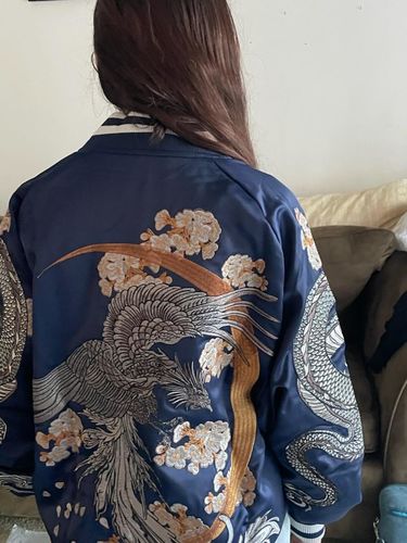 Customer photo review of Double Dragon & Phoenix Sukajan Souvenir Jacket