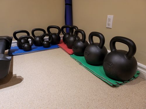 Customer photo review of 40kg / 88lbs   E-coated Cast Iron Kettlebell