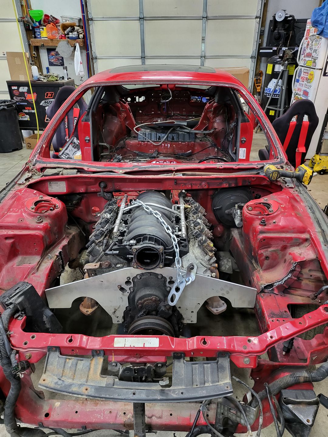 Customer photo review of Motion Raceworks LS Motor Plate w/ Header Cutouts LS1 LS2 LS3 LS6 LS7 LSA LS9 LSX
