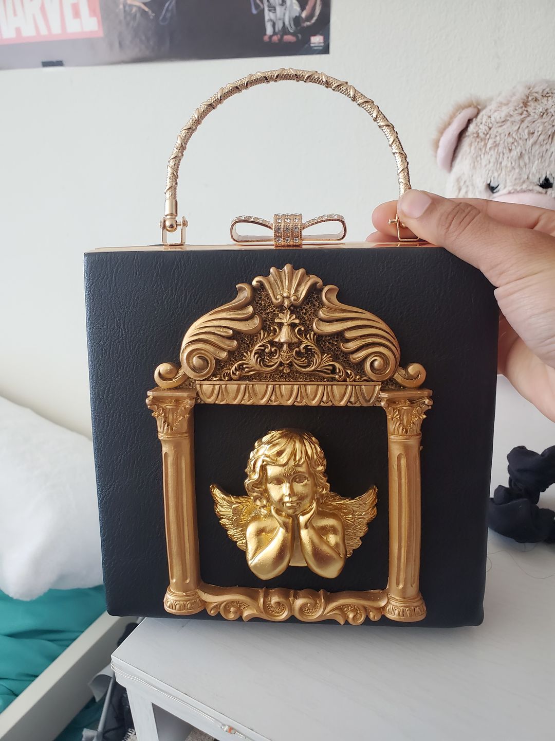 Customer photo review of Renaissance angel inspired bag
