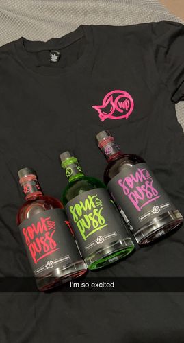 Customer photo review of 3 Pack SOUR PUSS + T-SHIRT