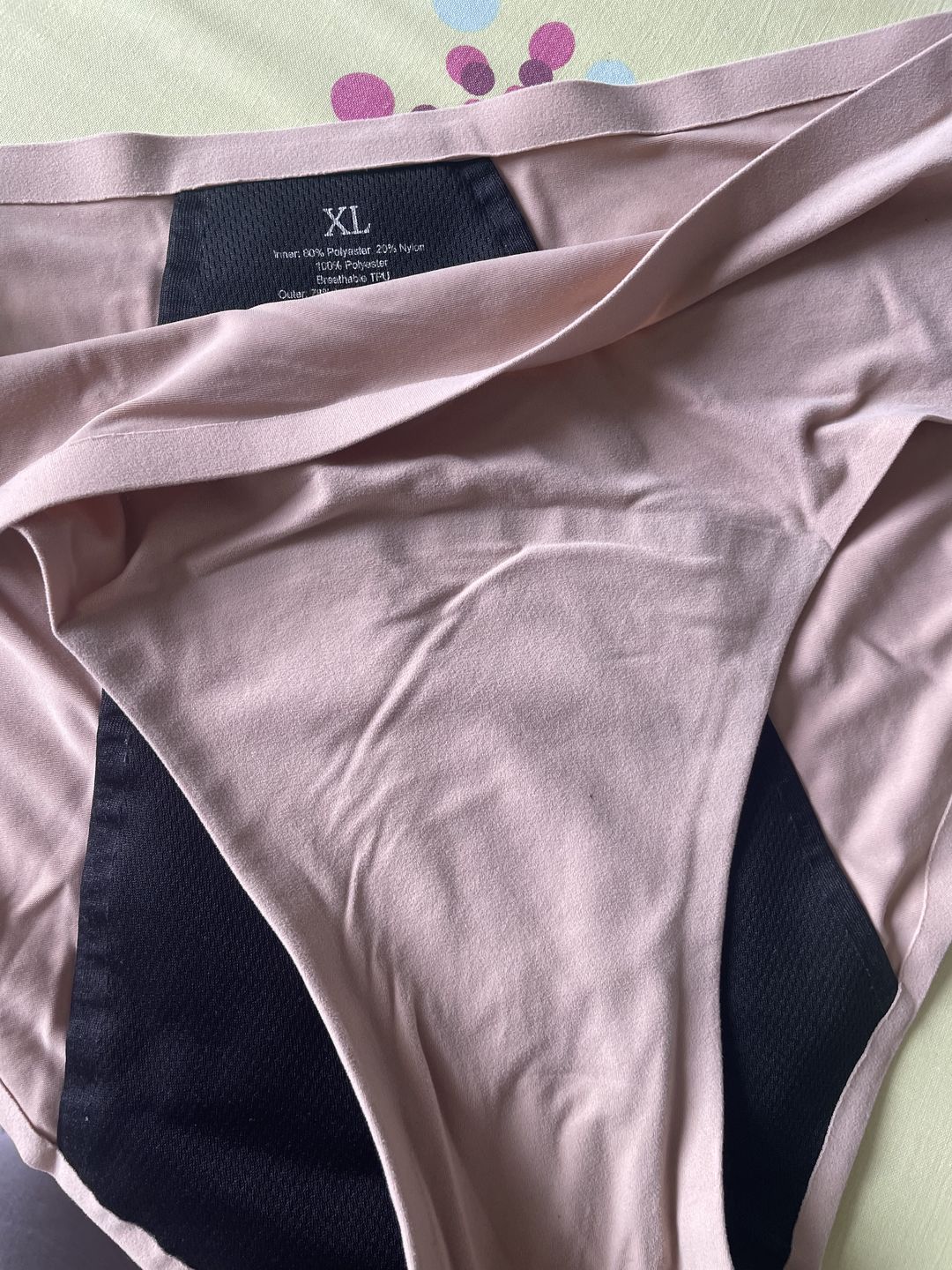 Customer photo review of Culotte Menstruelle Nina sans coutures (taille haute)