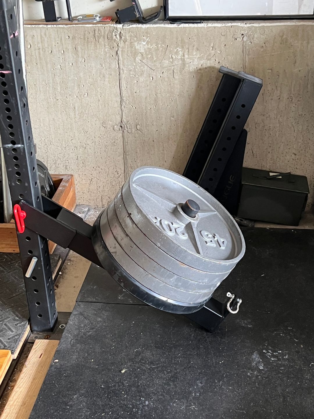 Customer photo review of Belt squat attachment