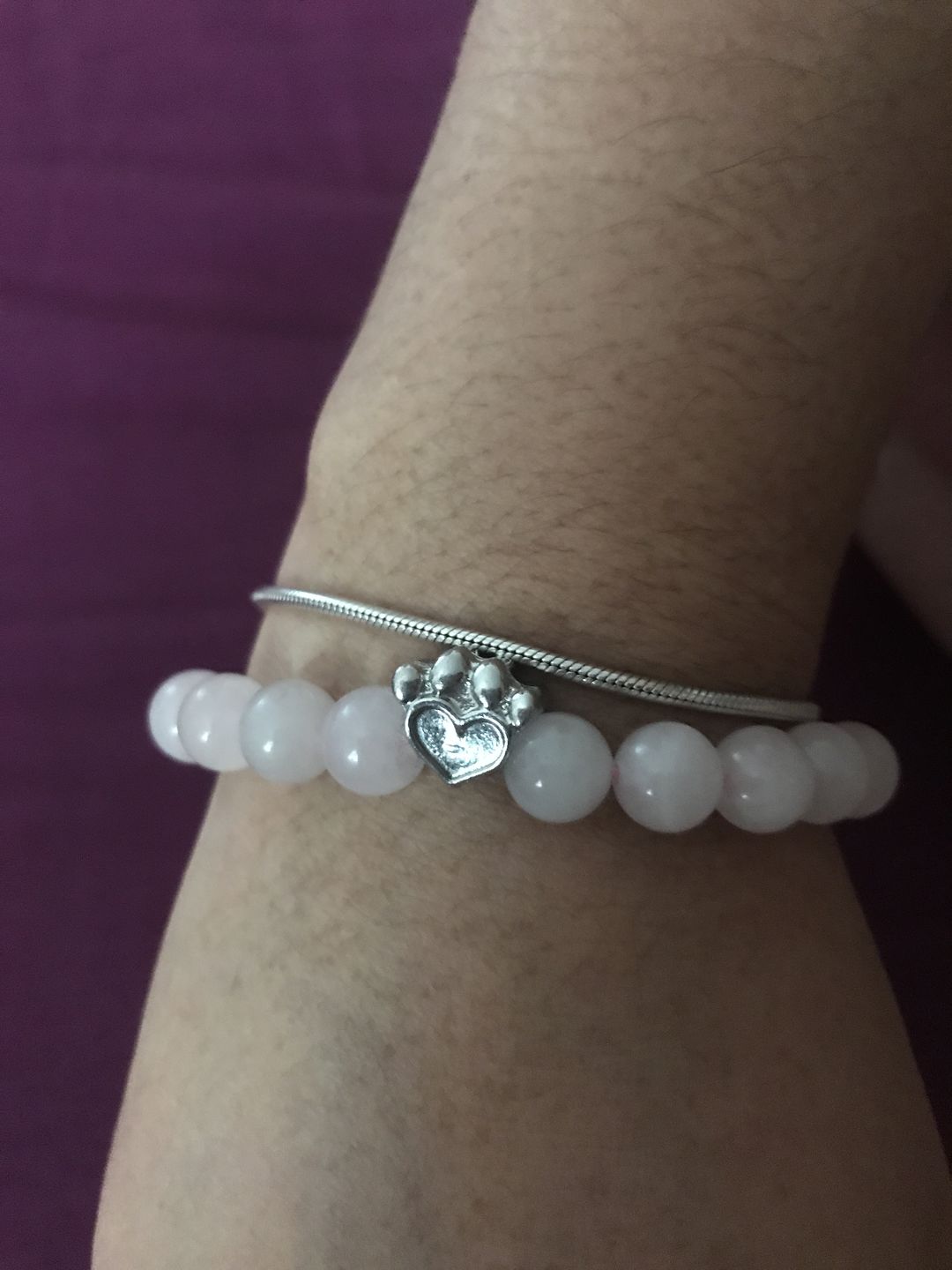 Customer photo review of Help For Paws™ Bracelet In Pink