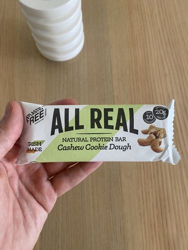 Customer photo review of Cashew Cookie Dough Protein Bar