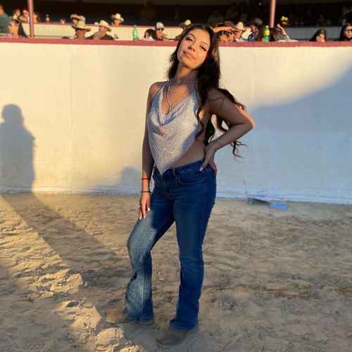 Customer photo review of Rue Crystal Top (SILVER)