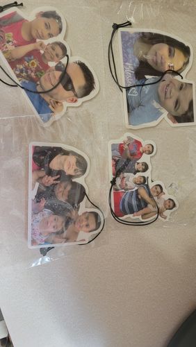 Customer photo review of Four Custom Air Fresheners