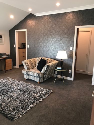 Customer photo review of Bakau Grasscloth Wallpaper -5 Colours