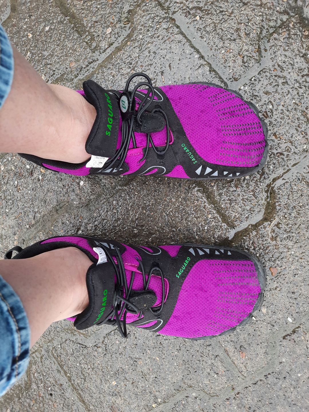 Customer photo review of SAGUARO Damen Reflektierend Barfußschuhe A059