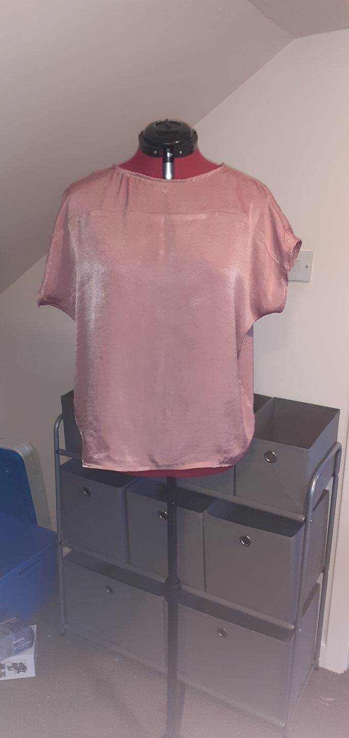 Customer photo review of Velvet Touch Satin Fabric