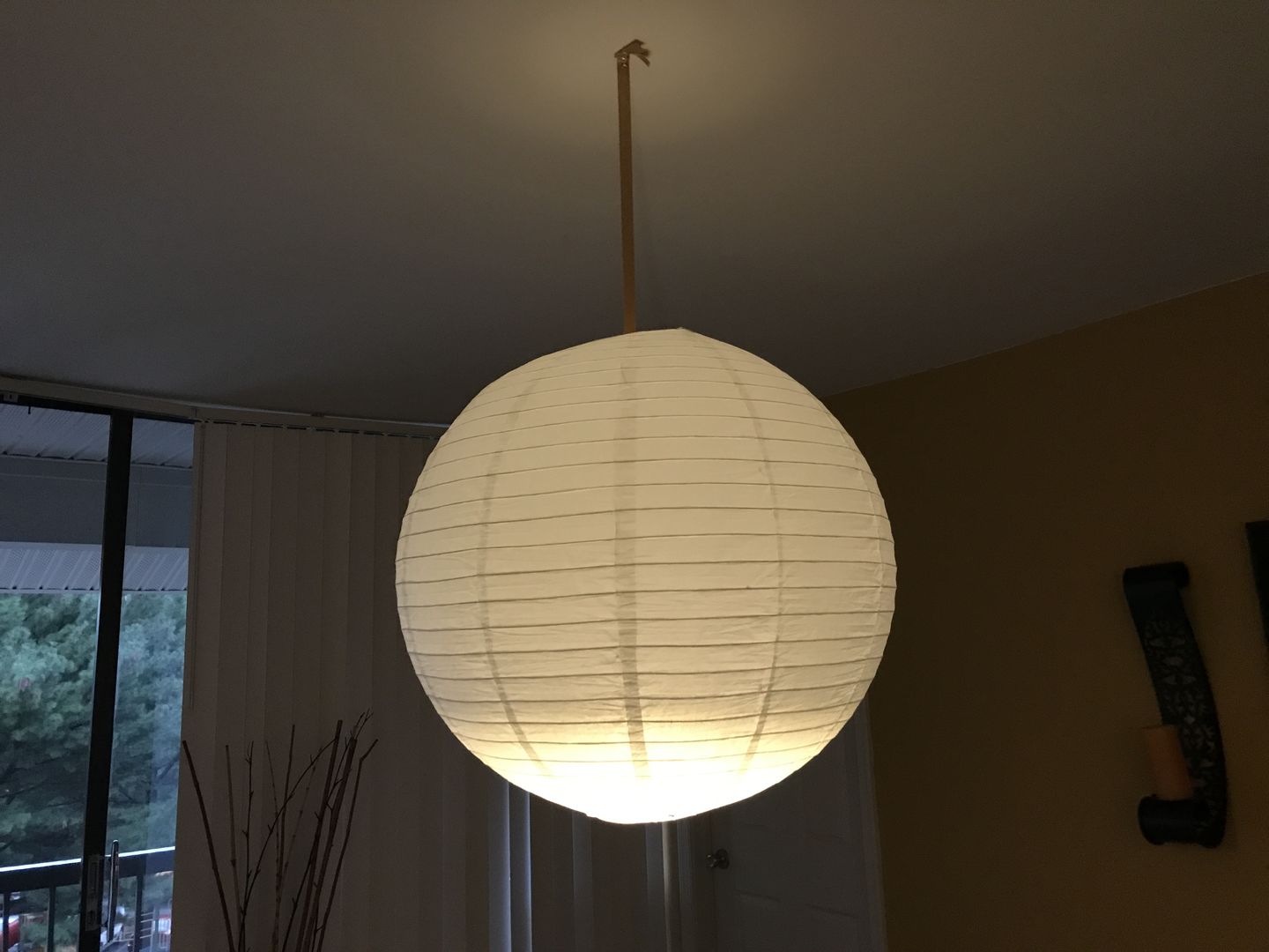 Customer photo review of Fantado MoonBright™ 12-LED Multi-function Remote Controlled Light for Paper Lanterns, Cool White (Battery Powered)