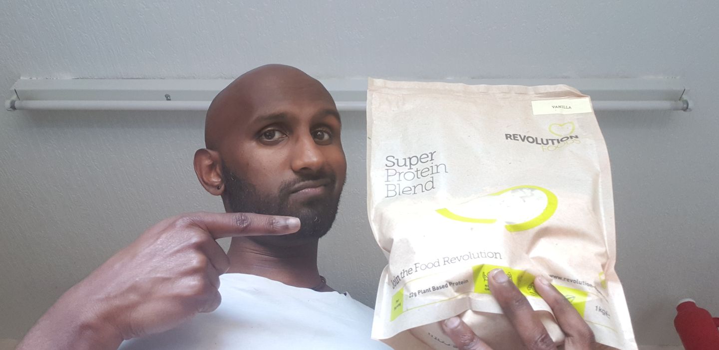 Customer photo review of Superblend Protein Powder