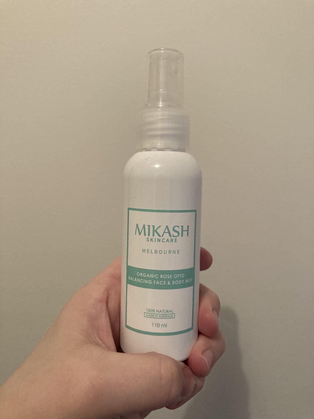 Customer photo review of Organic Rose Otto Face & Body Mist