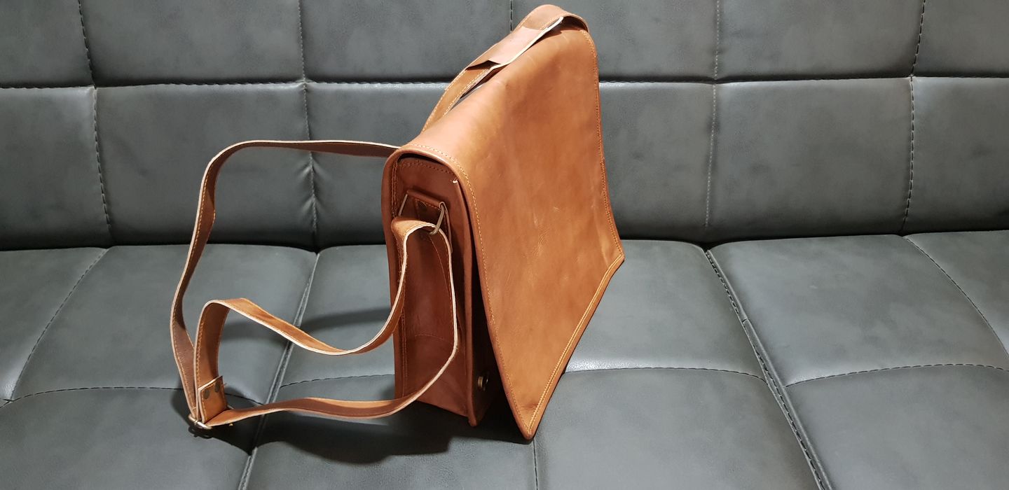 Customer photo review of Prime Leather Satchel