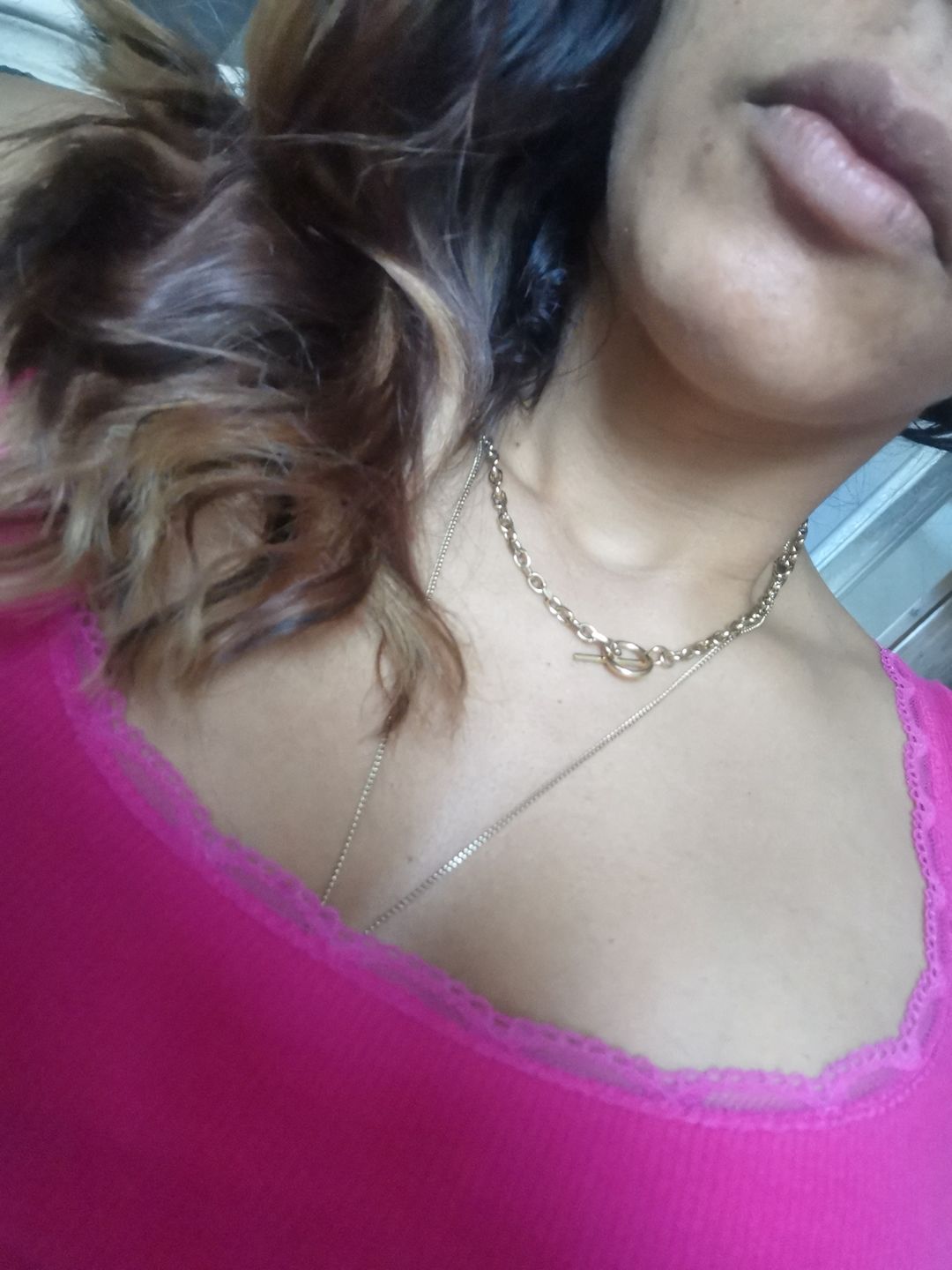 Customer photo review of Cuban Choker Necklace