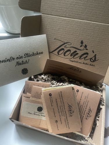Customer photo review of Loona's Haarseife-Set mit Sisalsäckchen (Finde deine Haarseife)