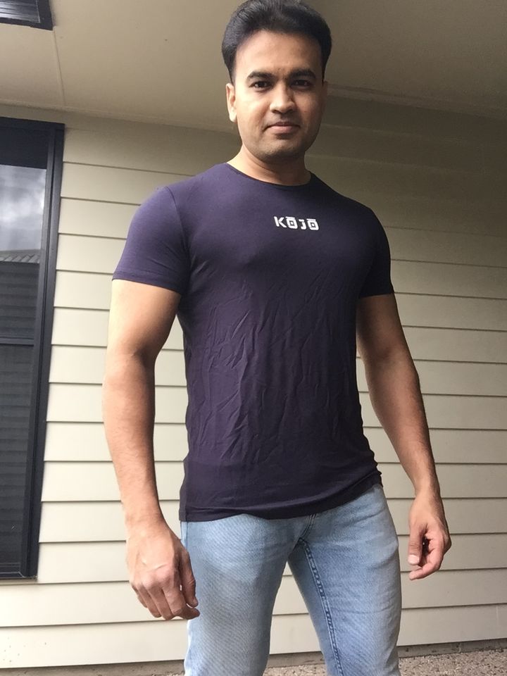 Customer photo review of Active Bamboo T-Shirt - Navy