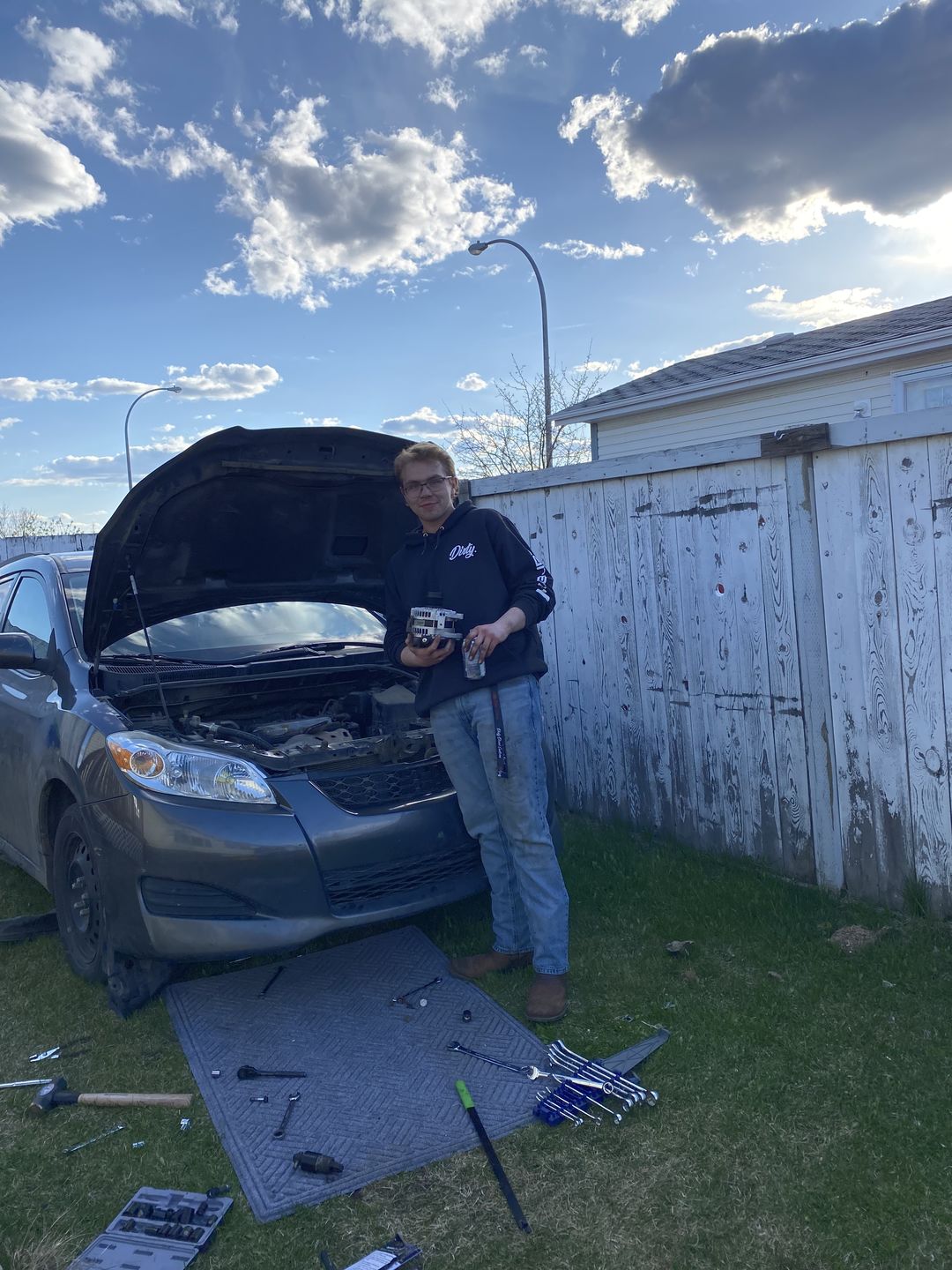 Customer photo review of Dirty Diesel Carhartt Pullover Hoodie