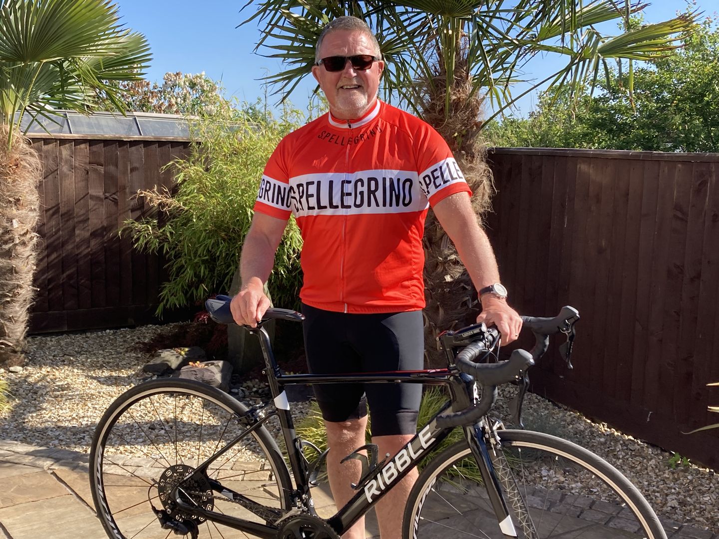 Customer photo review of Retro San Pellegrino Cycling Jersey - Orange