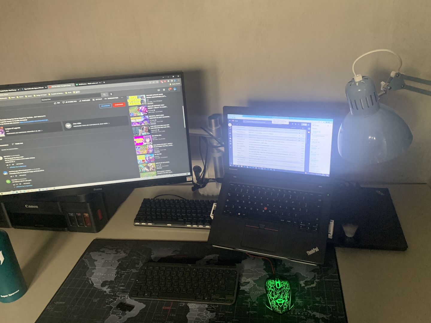 Customer photo review of Support de moniteur et ordinateur portable OPE-1