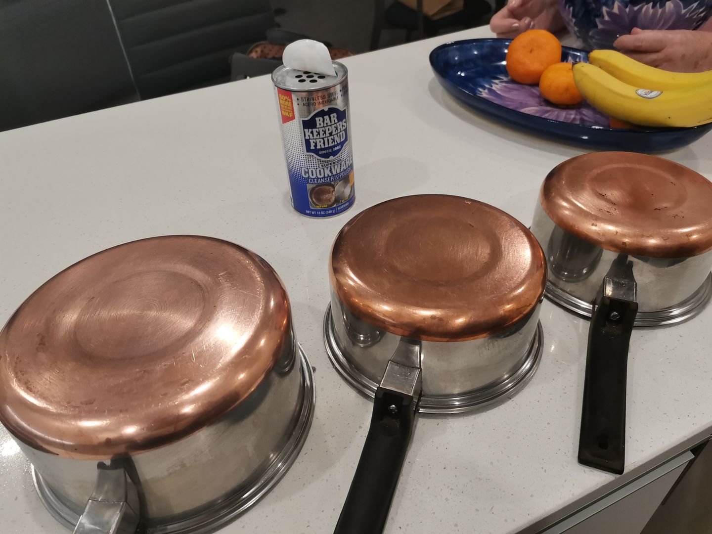 Customer photo review of Bar Keepers Friend 5 Piece Spring Cleaning Kit