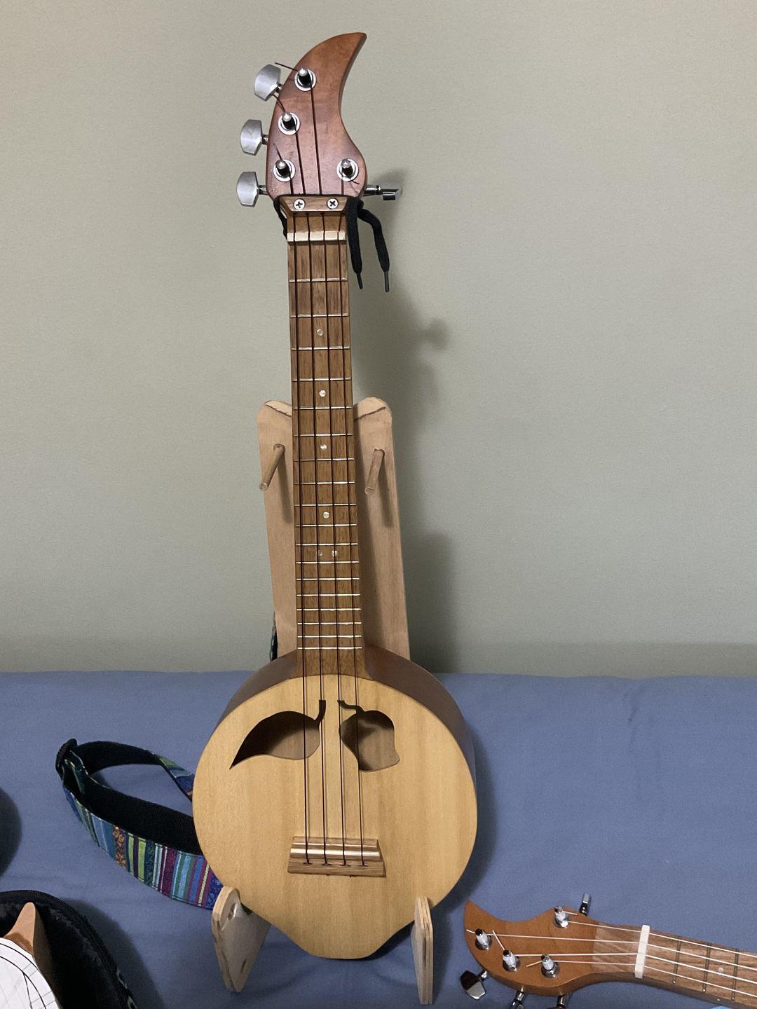 Customer photo review of BF-LG Worth Brown Fat Low-G Tenor Ukulele Strings Flurorcarbon 2 Restrings per Packet