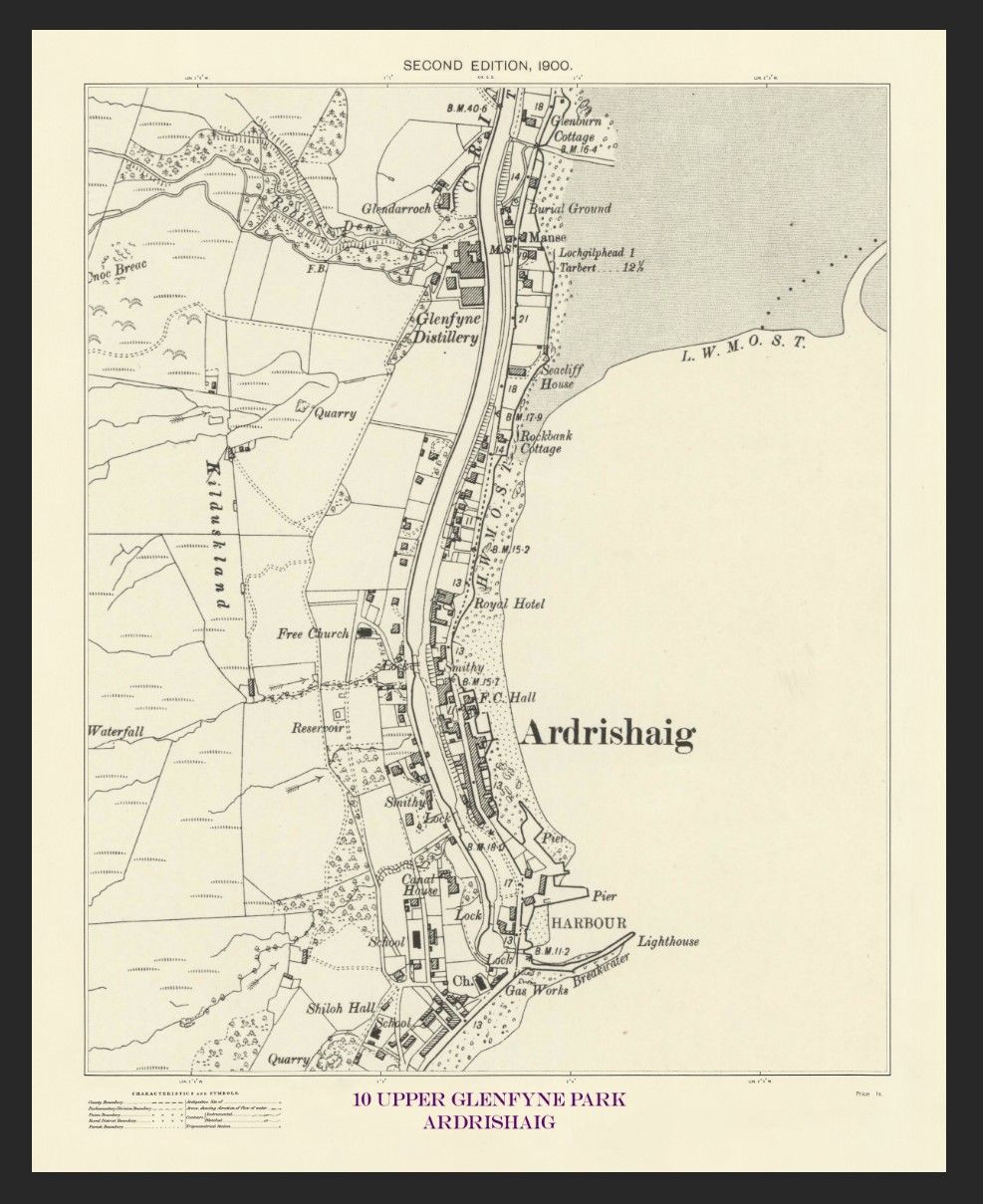 Customer photo review of Personalised Old Map - Make Your Own 1800s and 1900s Ordnance Survey Postcode/Zipcode Street Map