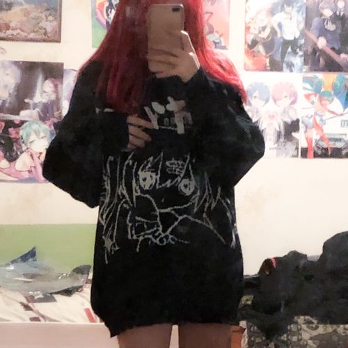 Customer photo review of Kawaii Style Anime Girl Knit Sweater