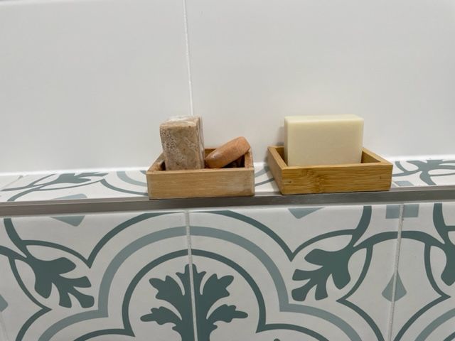 Customer photo review of Bamboo Dish for Soap Bars