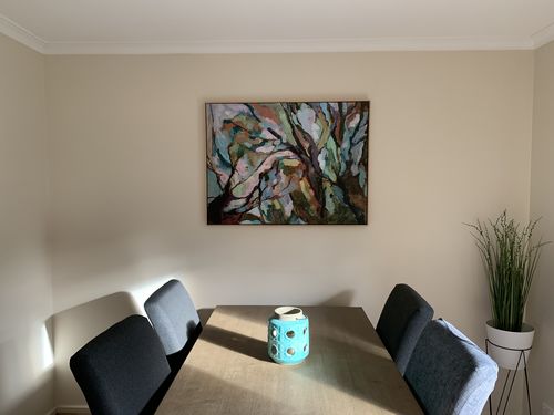 Customer photo review of Eucalypt Forest -  Original Abstract Australian Bush Nature Painting Stretched Canvas Or Art Print