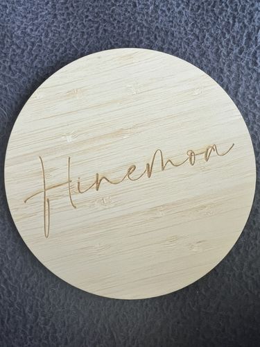 Customer photo review of Personalised Etched Plaques