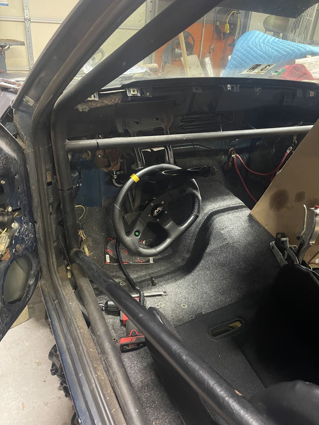 Customer photo review of Motion Raceworks 79-93 Ford Fox Body Mustang Chromoly Lightweight Steering Column