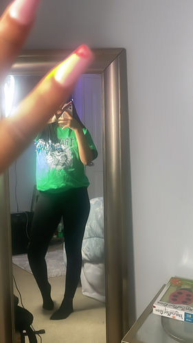 Customer photo review of Trapped Halloween Unisex Shirt Match Jordan 3 Pine Green - Pine Green Tshirt