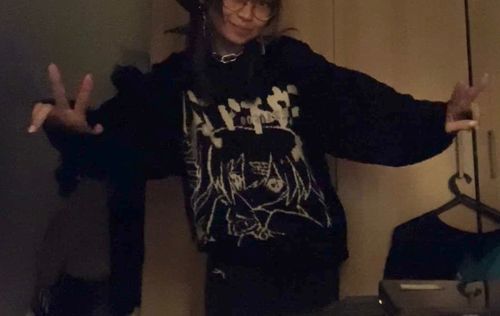Customer photo review of Kawaii Style Anime Girl Knit Sweater