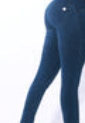Customer photo review of Shapewear Butt lifting Jeggings - Dark Blue