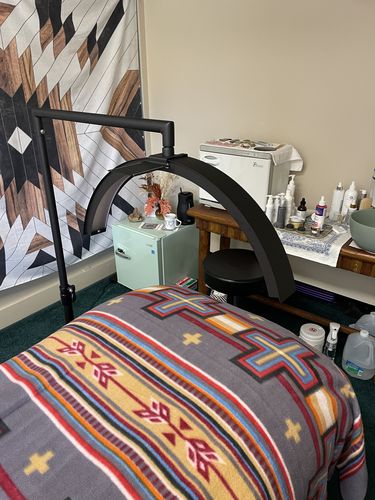 Customer photo review of CosmoGlo Light + Phone Clip