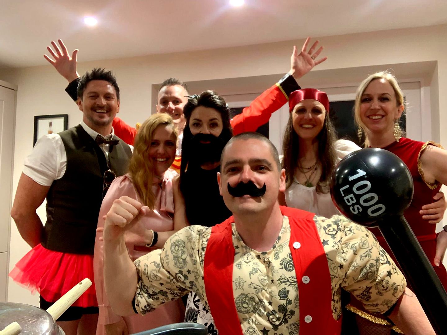 Customer photo review of Circus Murder Mystery Host Your Own Game Kit