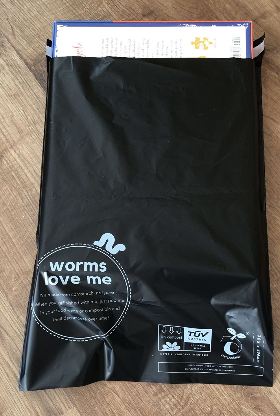 Customer photo review of Compostable Mailing Bags