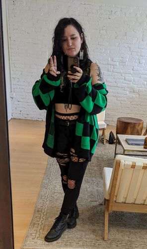 Customer photo review of Fire Dance Cardigan