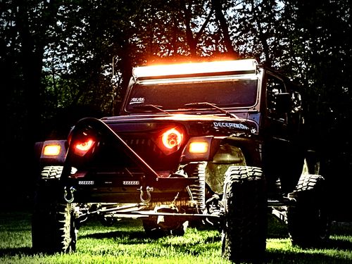 Customer photo review of Aerolidz Dual Row Clear Light Bar Cover - 50” 52” LED Silencer